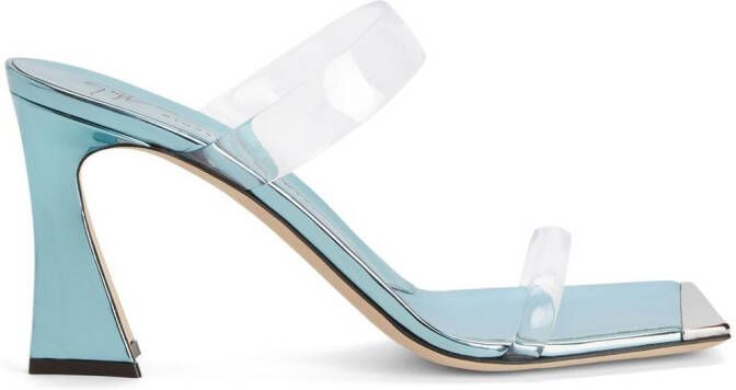 Giuseppe Zanotti 85mm Flaminia sandals Blue