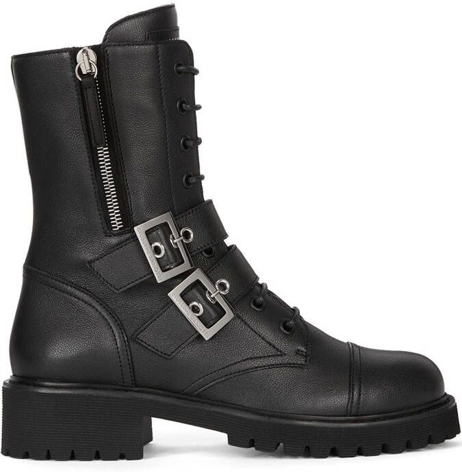 Giuseppe Zanotti Urban Biker boots Black