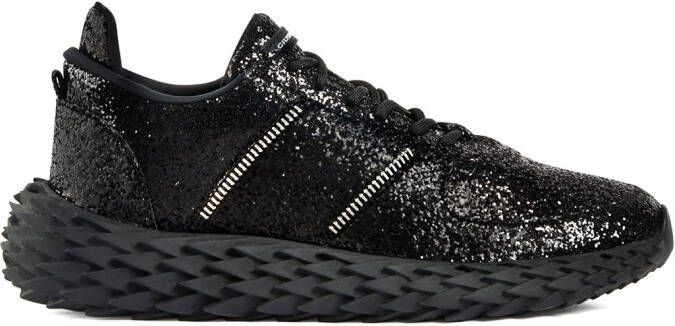 Giuseppe Zanotti Urchin glitter low-top sneakers Black