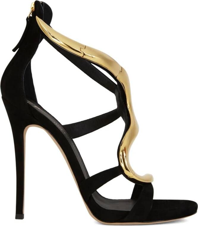 Giuseppe Zanotti Venere 120mm stiletto sandals Black