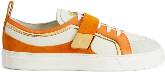 Giuseppe Zanotti Zenas low-top sneakers Orange