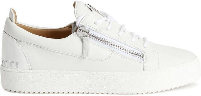 Giuseppe Zanotti zip-details low-top sneakers White