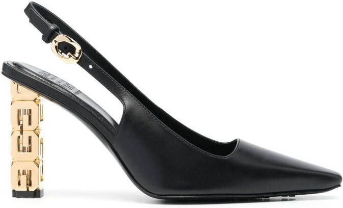 Givenchy buckle-strap pointed-toe pumps Black