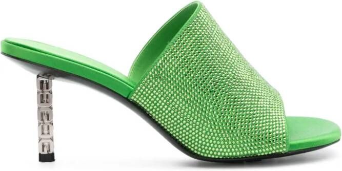 Givenchy G Cube 70mm sandals Green
