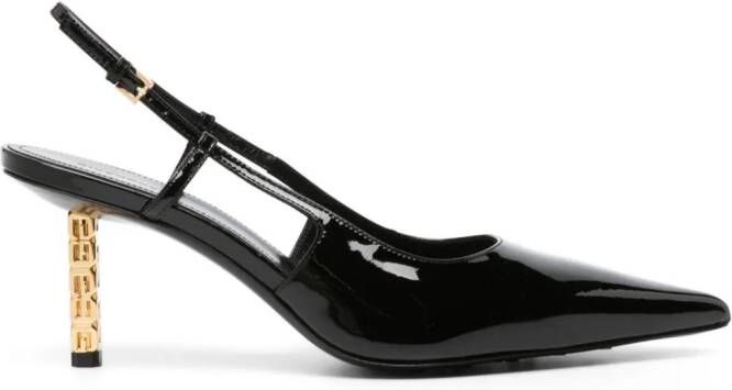 Givenchy G Cube 80mm patent-leather pumps Black