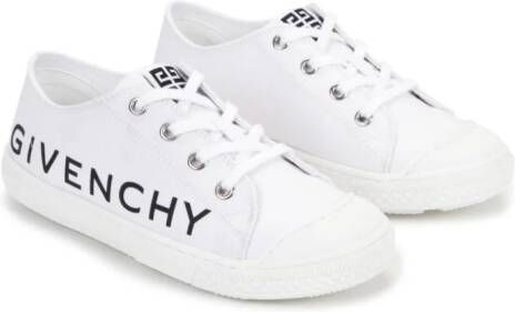 Givenchy Kids logo-print sneakers White