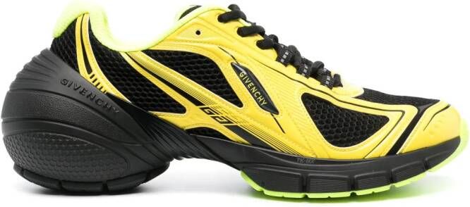 Givenchy panelled low-top sneakers Black