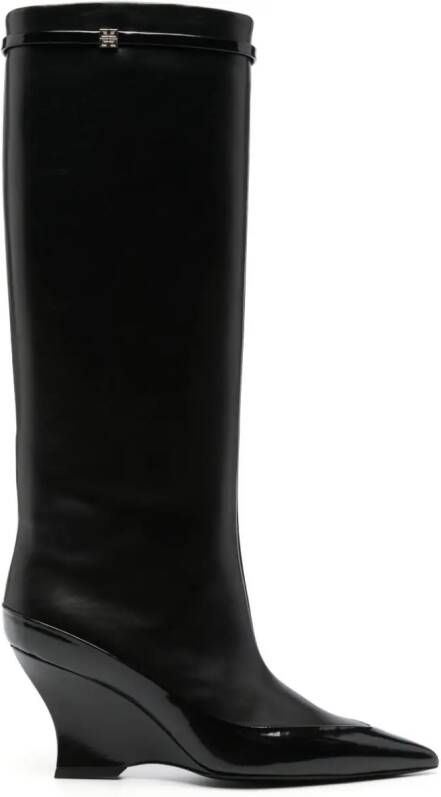 Givenchy Raven 80mm leather boots Black