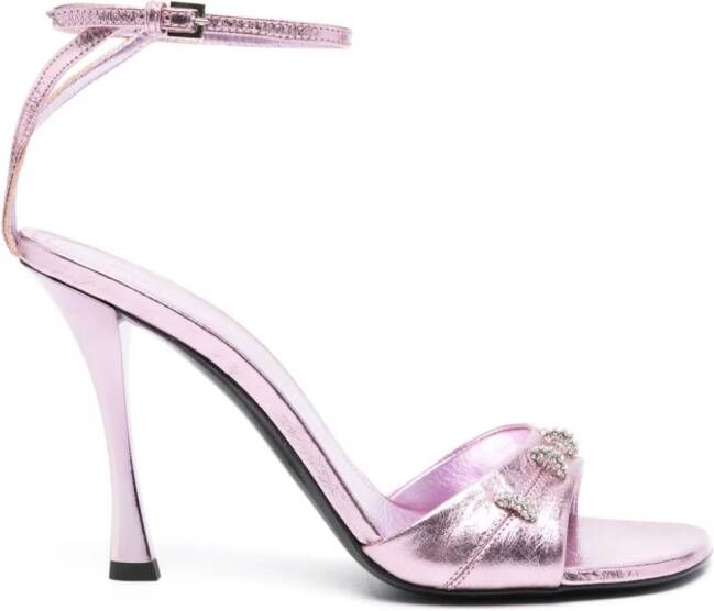 Givenchy Stitch 95mm sandals Pink