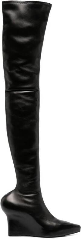 Givenchy 80mm leather boots Black