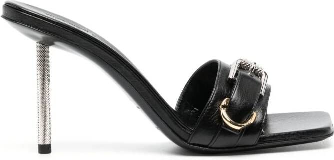 Givenchy Voyou 90mm leather sandals Black