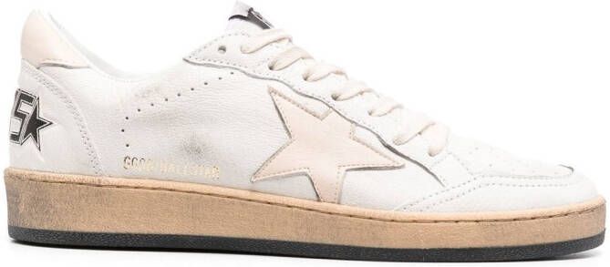 Golden Goose White Ball Star Low-Top Sneakers