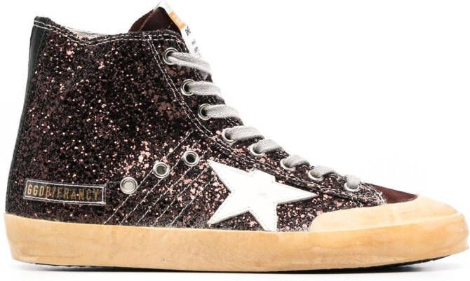 Golden Goose Francy high-top sneakers Brown