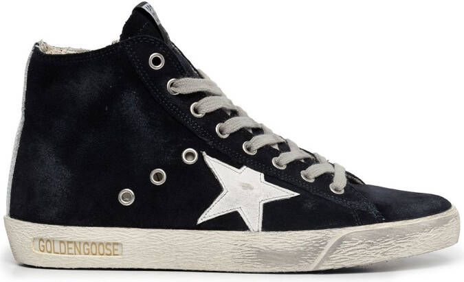 Golden Goose Francy suede high-top sneakers Blue