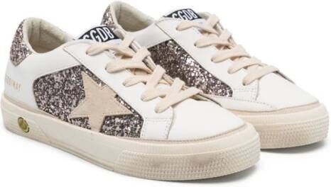 Golden Goose Kids Super-Star leather sneakers White