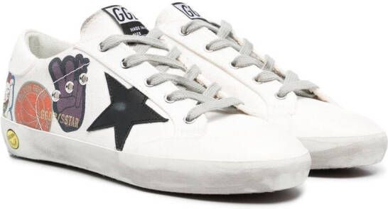 Golden Goose Kids Super-star low-top sneakers White