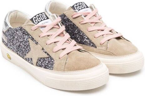 Golden Goose Kids Superstar low-top sneakers Grey