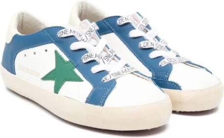 Golden Goose Kids x Bonpoint colourblock sneakers Blue