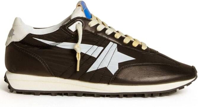 Golden Goose Marathon panelled sneakers Black