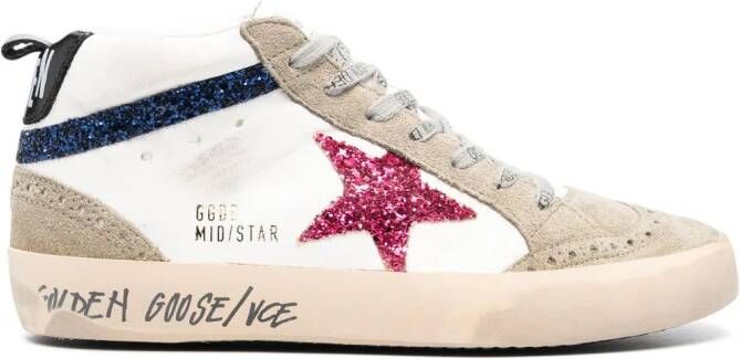 Golden Goose Mid Star high-top sneakers White