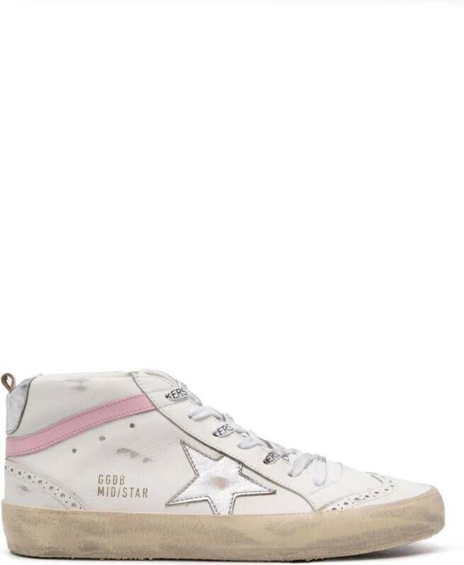 Golden Goose Mid Star high-top sneakers White