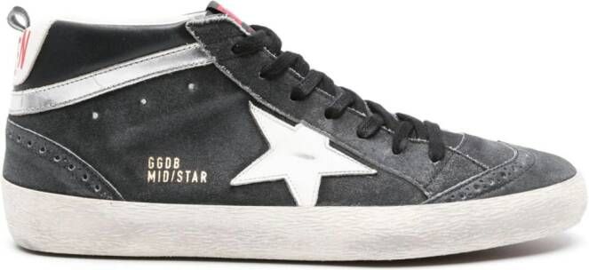 Golden Goose Mid Star suede sneakers Black