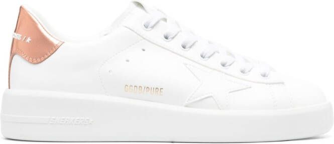 Golden Goose Pure-Star lace-up sneakers White