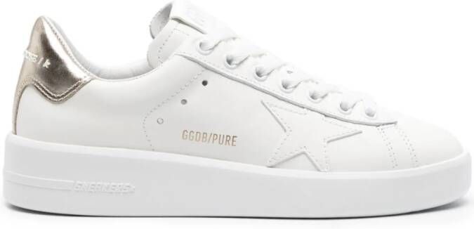 Golden Goose Purestar leather sneakers White