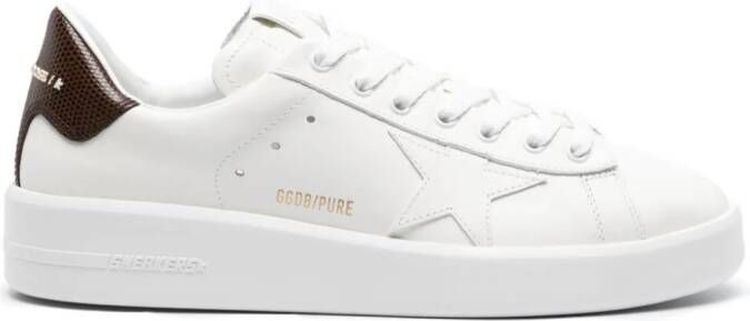 Golden Goose Purestar leather sneakers White