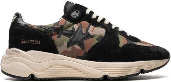 Golden Goose Running Sole camouflage-print sneakers Black