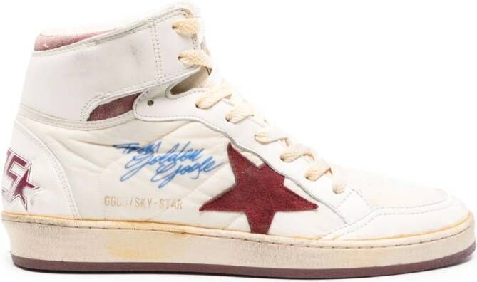 Golden Goose Sky Star high-top sneakers Neutrals