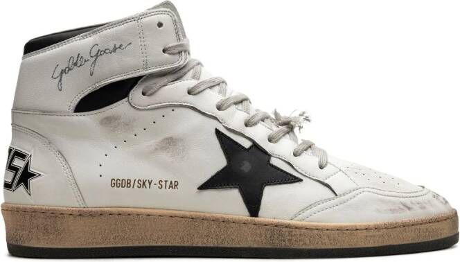 Golden Goose Sky-Star "Multi-Color" high-top sneakers White
