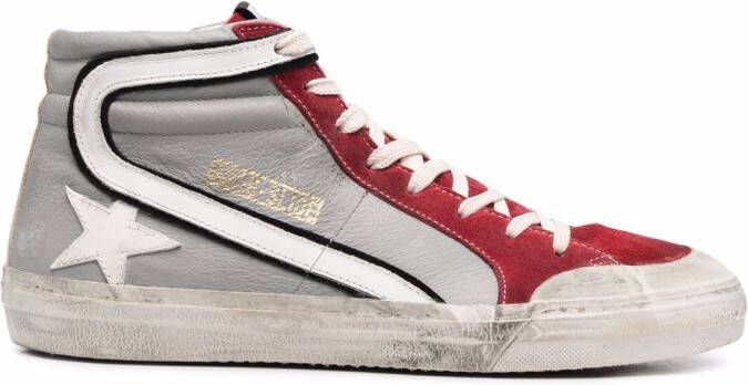 Golden Goose Slide high-top sneakers Grey