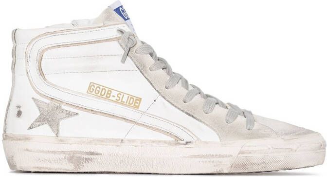 Golden Goose Slide high-top sneakers White