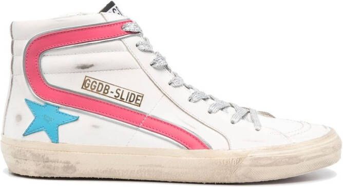 Golden Goose Slide high-top sneakers White
