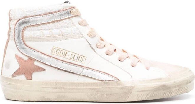 Golden Goose Slide high-top sneakers White