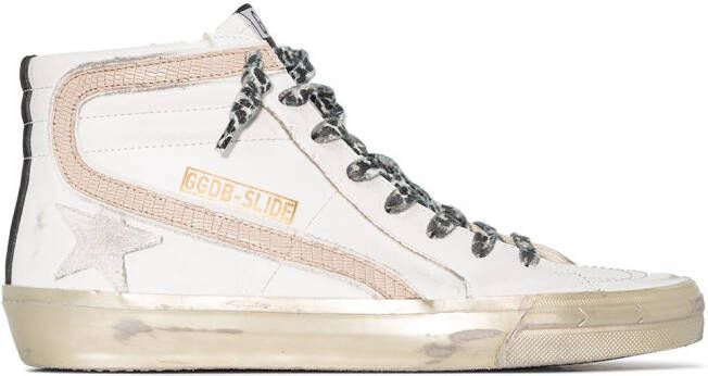 Golden Goose Slide high-top sneakers White