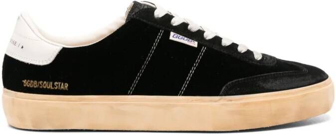 Golden Goose Soulstar velvet sneakers Black