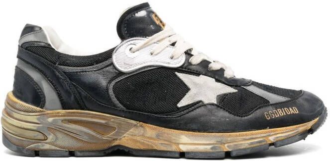 Golden Goose star-patch lace-up sneakers Black