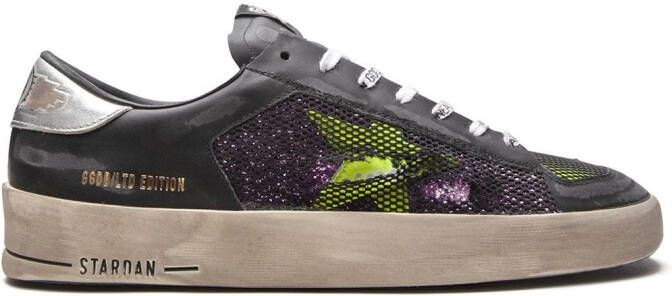 Golden Goose Stardan glitter-detail sneakers Black