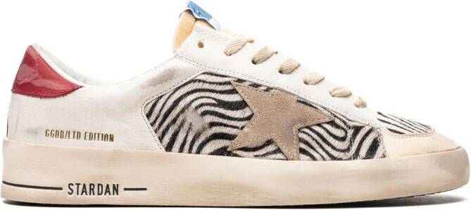 Golden Goose Stardan "multicolour" leather sneakers White