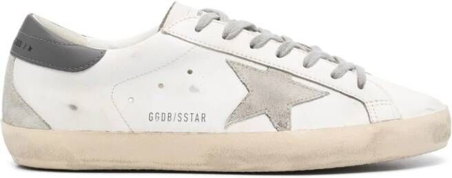 Golden Goose Super-Star distressed sneakers White