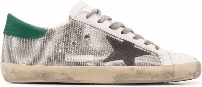 Golden Goose Super-Star mesh sneakers White