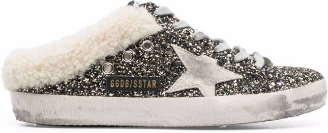 Golden Goose Super-Star sabot sneakers Black