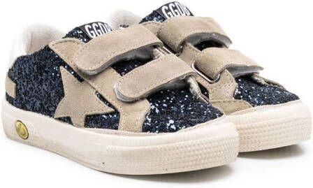 Golden Goose Superstar touch-strap sneakers Blue