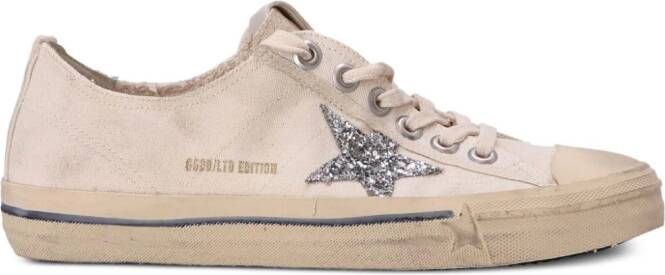 Golden Goose V-Star canvas sneakers Neutrals