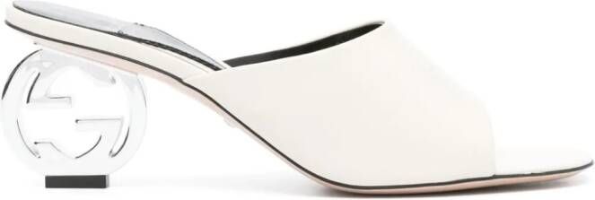 Gucci 75mm Interlocking G sandals Neutrals