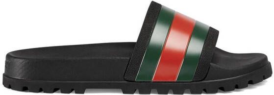 Gucci Pursuit web slides Black - Picture 2