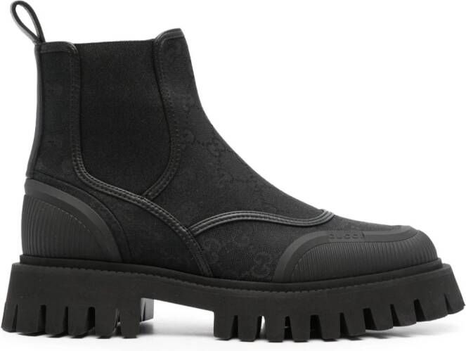 Gucci GG canvas Chelsea boots Black
