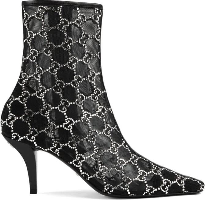 Gucci 85mm GG-motif ankle boots Black